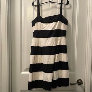 Loft linen summer dress with zip up back